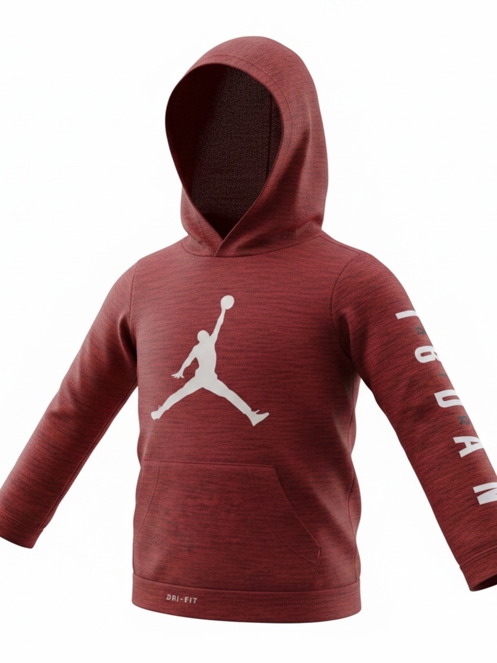 Jordan Little Boys Long Sleeve Pullover Hoodie - Paprika Color - 2T